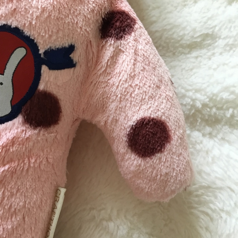 Craftholic Pink Polka Dot Sakura Rabbit (RAB) Plush - Picture 6 of 15